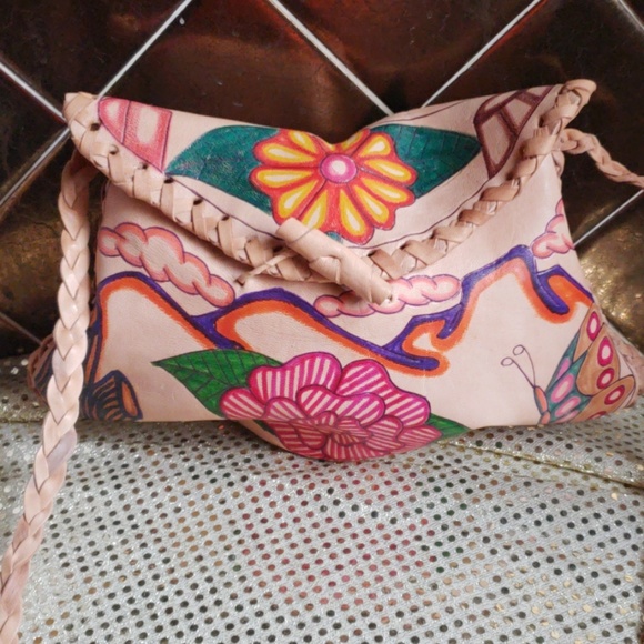 Stunning hand made leather purse - Picture 4 of 6